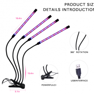 Grow Light For Indoor Plants, LED Grow Light Timing Function - Image 3