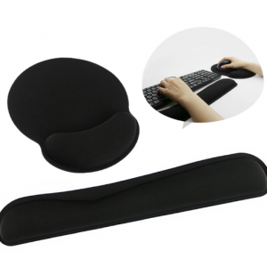 Mouse Pad Wrist Rest and Keyboard Pad Wrist Rest Pad and Mouse Silica Gel Wrist Rest Support with Memory Foam for Computer Laptop - Image 7