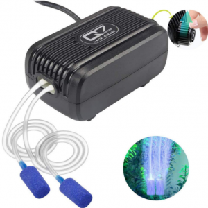 Aquarium Air Pump Fish Tank Oxygen Pump with 2 Air Stone - Image 6