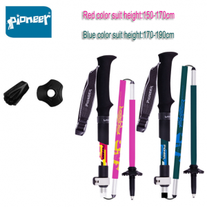 Hiking Pole, Trekking Poles Adjustable Carbon Fiber Ultralight 2 PCS - Image 4