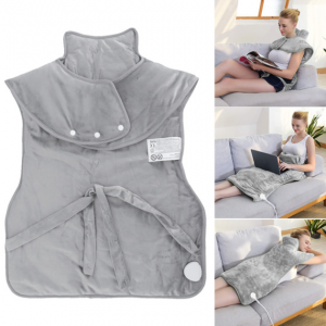 Heating Pad for Neck Shoulders Back, Pain Relief Electric Heating Pad - Image 3