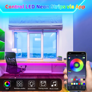 Neon Rope Lights, 16.4FT RGB LED Strip Lights - Image 5