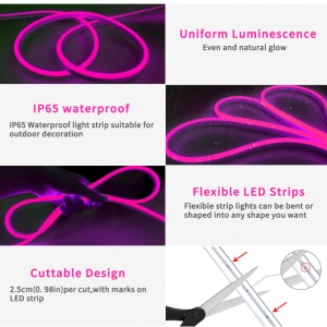 Neon Rope Lights, 16.4FT RGB LED Strip Lights - Image 6