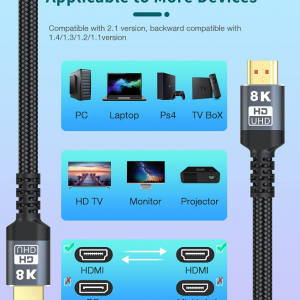 HMDI Cable HDMI 2.1 Cable 8K 1m/2m/3m/5m - Image 5