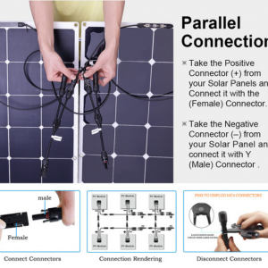 Solar Connectors Y Branch Parallel Adapter - 1 Pair - Image 5