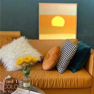 Sunset Canvas Wall Art 40x40cm - Image 3