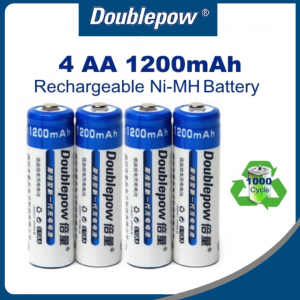 Rechargeable AA Battery 4PCS with Charger - Image 3