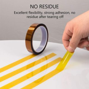 High Temperature Kapton Tape, Heat Resistant Tape Multi-Sized - Image 5