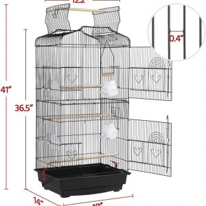 Bird Cage Open Top Bird Cage 41 inch - Image 3