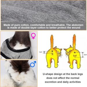 Cat Surgery Recovery Suit, Cat Surgery Recovery Suit - Image 4