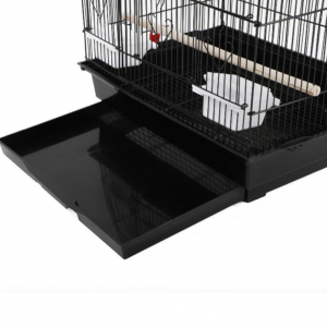 Large Bird Parrot Cage 37″ Black - Image 4