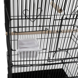 Large Bird Parrot Cage 37″ Black - Image 5