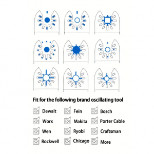 5PCS Oscillating Saw Blades - Image 6