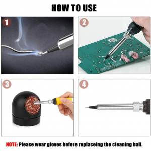 Solder Tip Cleaner Welding Soldering Solder Iron Tip Cleaner - Image 7