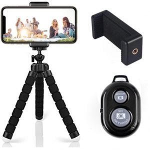 Flexible Phone Tripod with Wireless Remote, Mini Tripod Stand - Image 3